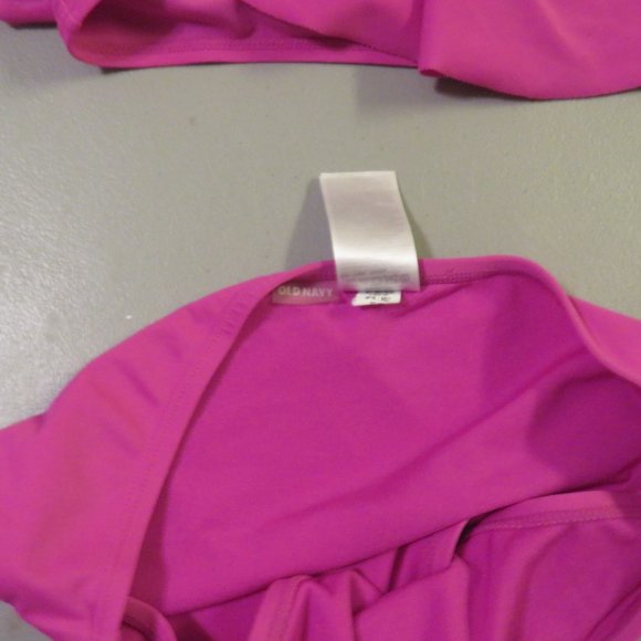 Pink 2 Pcs Old Navy Bikini Swimsuit Size XL 14 - Picture 3 of 9